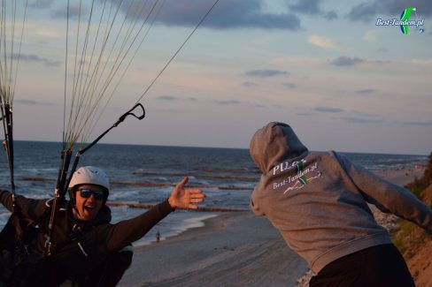 Loty paralotnią Trzęsacz Rewal